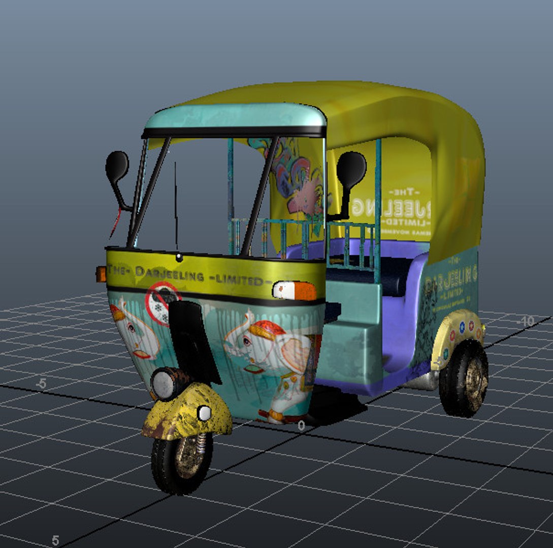 3d Tuk Animation Model
