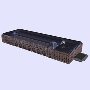 3d model museemuseumorsaytowerarchitecturehousebuildingstructuremonumentparis