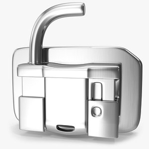 Self Ligating Dental Braces Bracket V13 3D model