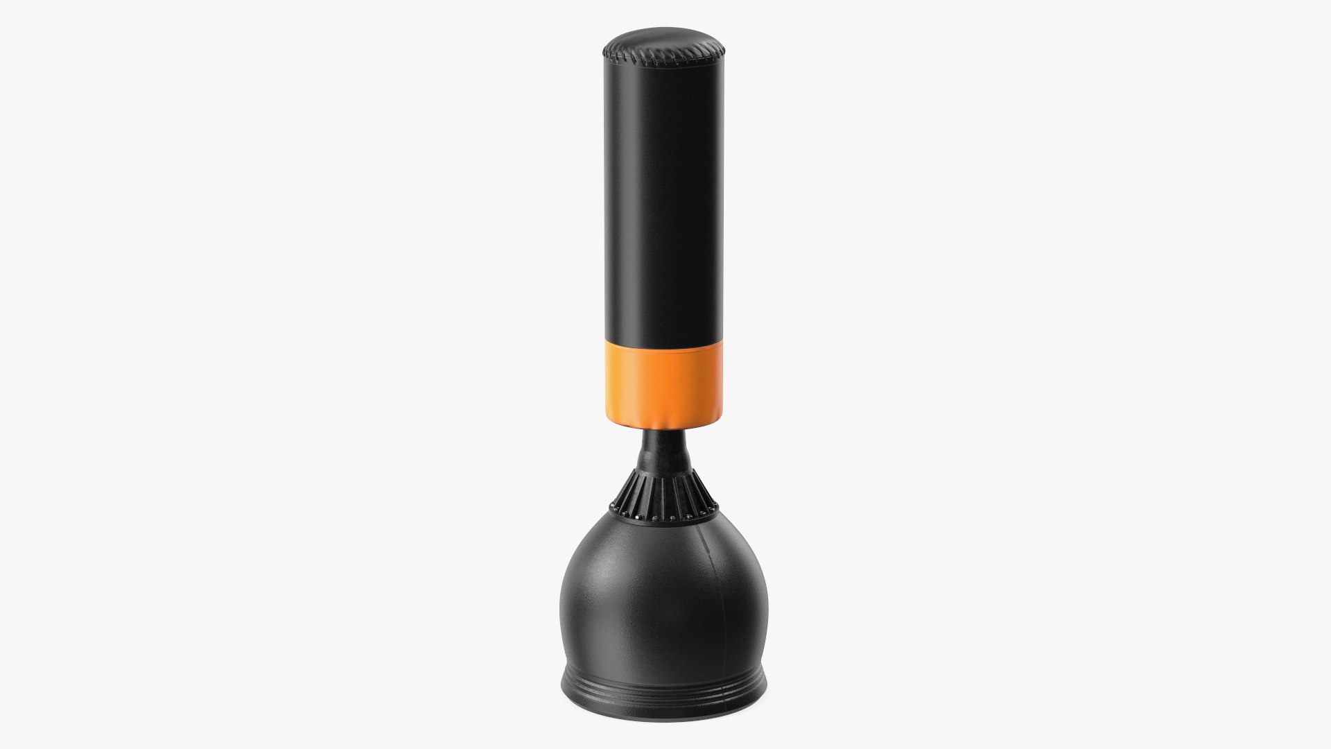 Free Standing Punch Bag Black 3D model preview