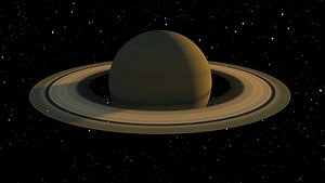 3D photorealistic saturn