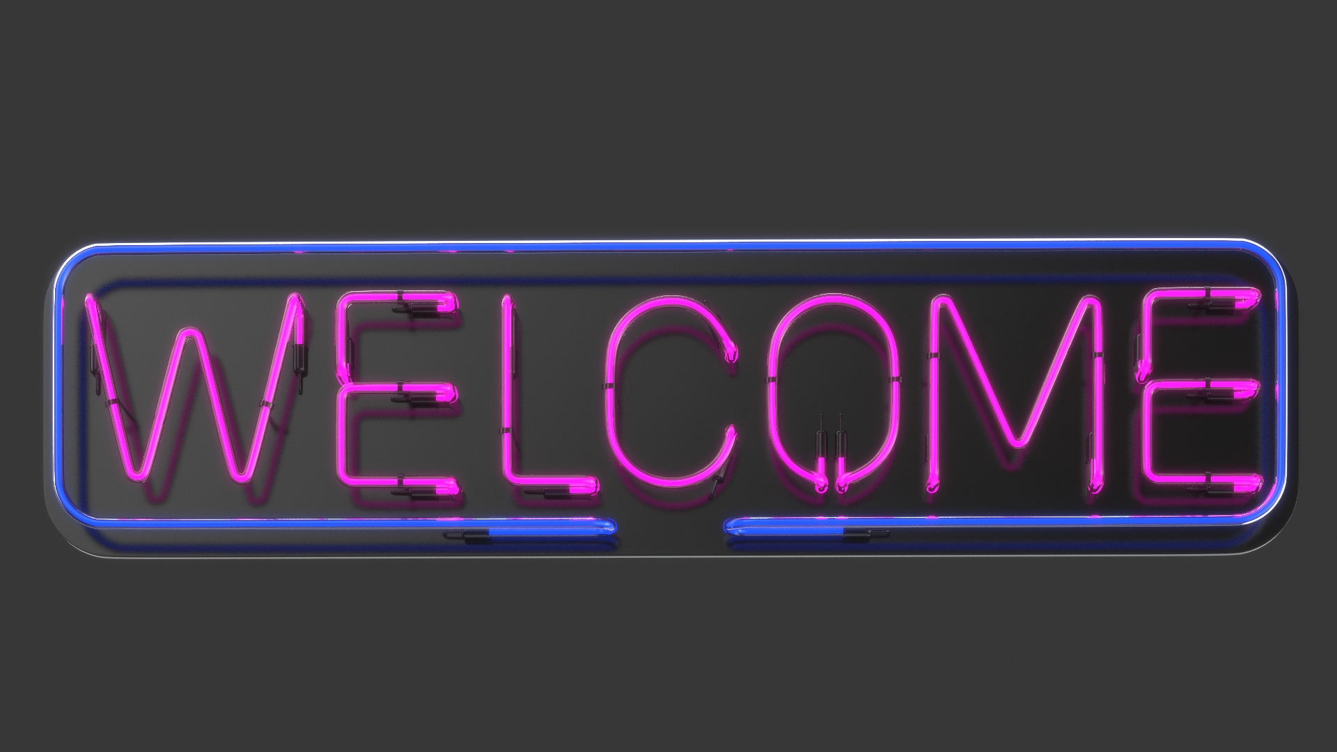 Detailed Neon Light Sign 3D Model TurboSquid 2077157
