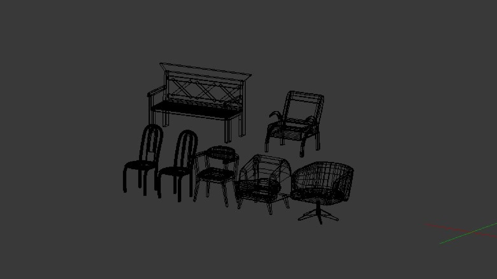 3D Chairs Collection model https://p.turbosquid.com/ts-thumb/wI/Zp7SxN/8b/wirechair/png/1716836293/1920x1080/fit_q87/8f5ad28576a4550dacc7abff1ce255961b634c7a/wirechair.jpg