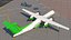 Avion de passagers à double turbopropulseur