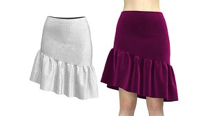3D skirt clothing apparel