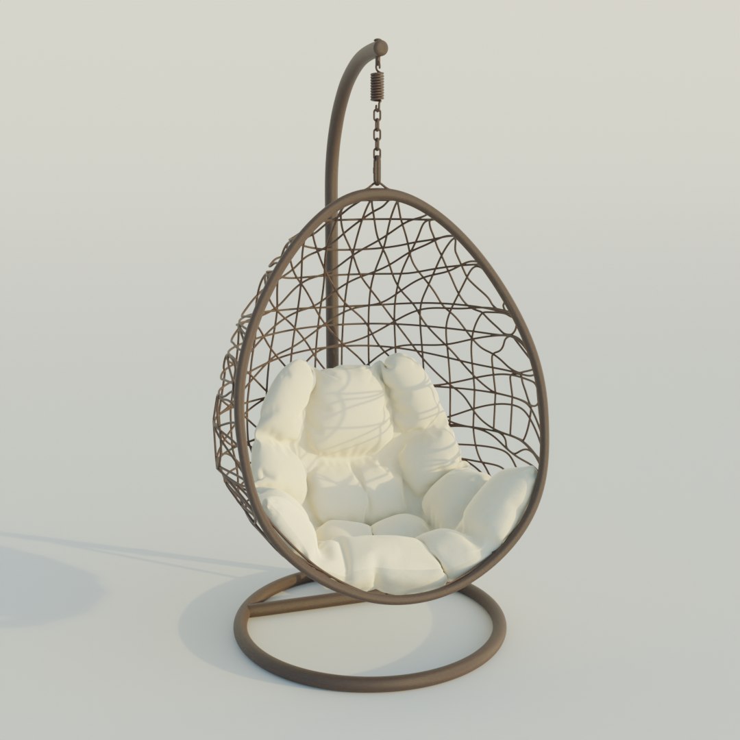 3D Teardrop Hanging Chair - TurboSquid 1985154