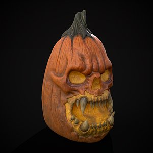 3D Orcish Jack O Lantern