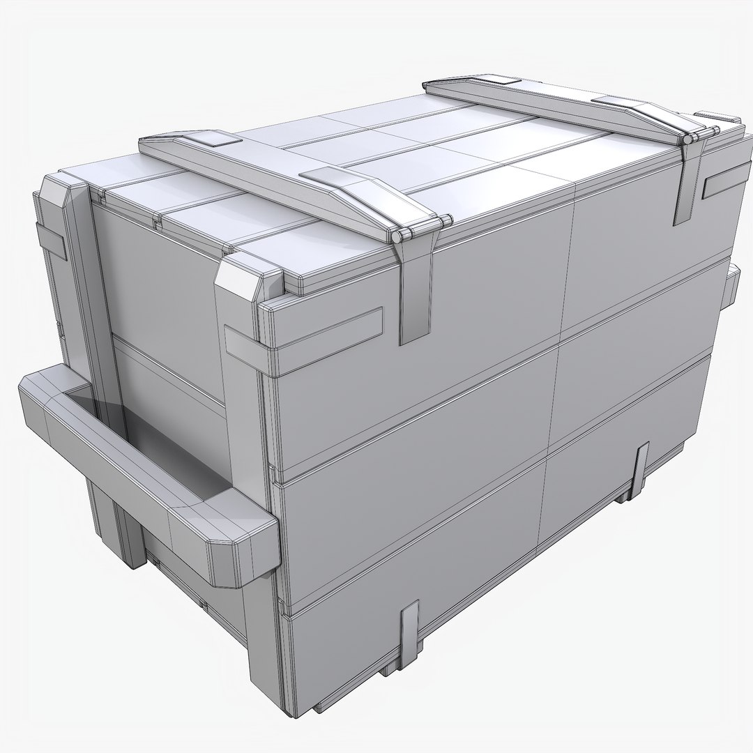 Military Crate 01 3D Model - TurboSquid 1848027