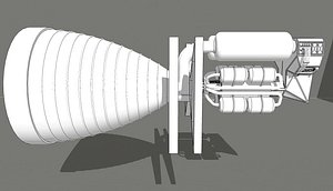 3D engine spaceship