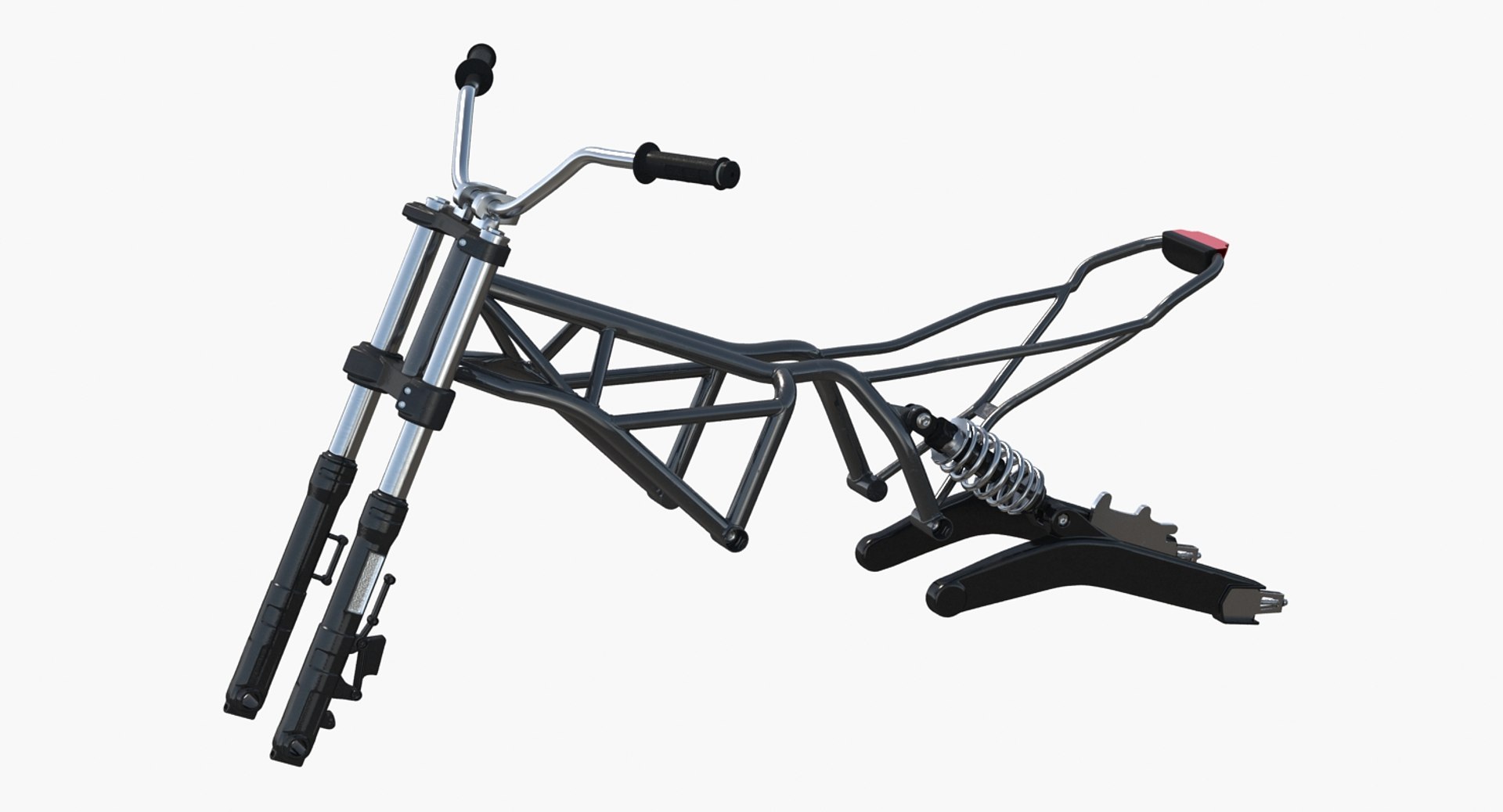 Motorcycle Frame 3D model preview