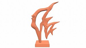 Abstract sculpture M120 3D model