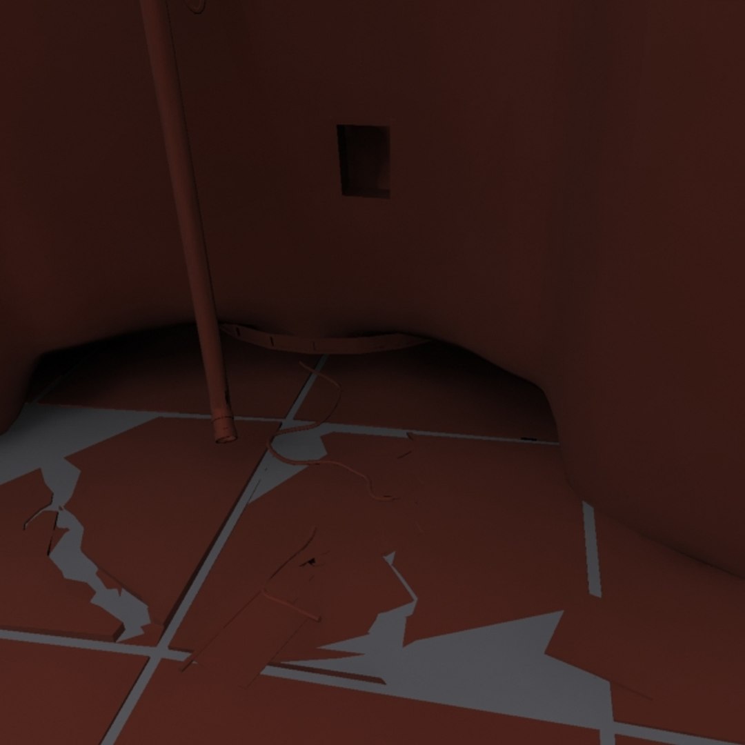 3d Derelict Rocketship Abandoned
