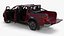 Toyota Hilux 2022 Vermelho Rigged