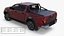 Toyota Hilux 2022 Vermelho Rigged
