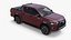 Toyota Hilux 2022 Vermelho Rigged