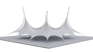 Tensile Circus Tent 3D