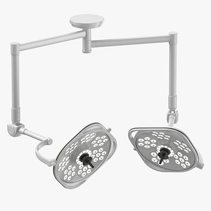 3D model Operating Lights Single and Double