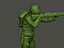 Soldado estadounidense ww2 disparando A5