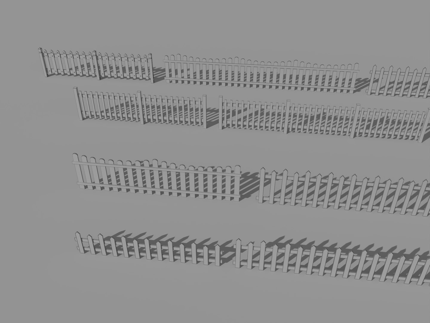 White Picket Fence Collection 3D model https://p.turbosquid.com/ts-thumb/wJ/EUCYLm/Kh/fence22/png/1783775269/1920x1080/fit_q87/c82705c93d9018b1c9165b74b1f95ce40f25c19e/fence22.jpg