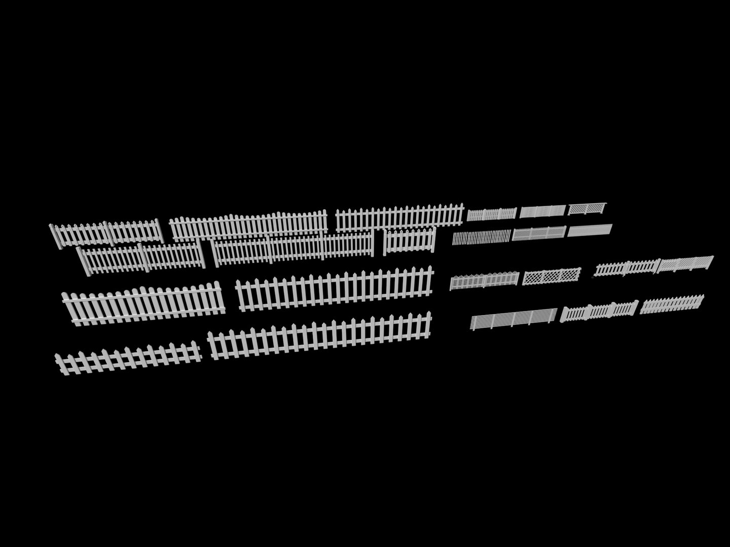 White Picket Fence Collection 3D model https://p.turbosquid.com/ts-thumb/wJ/EUCYLm/bn/fence20/png/1783775268/1920x1080/fit_q87/a4c272f8dad3551d8f42518e56e0402fdcddcad0/fence20.jpg