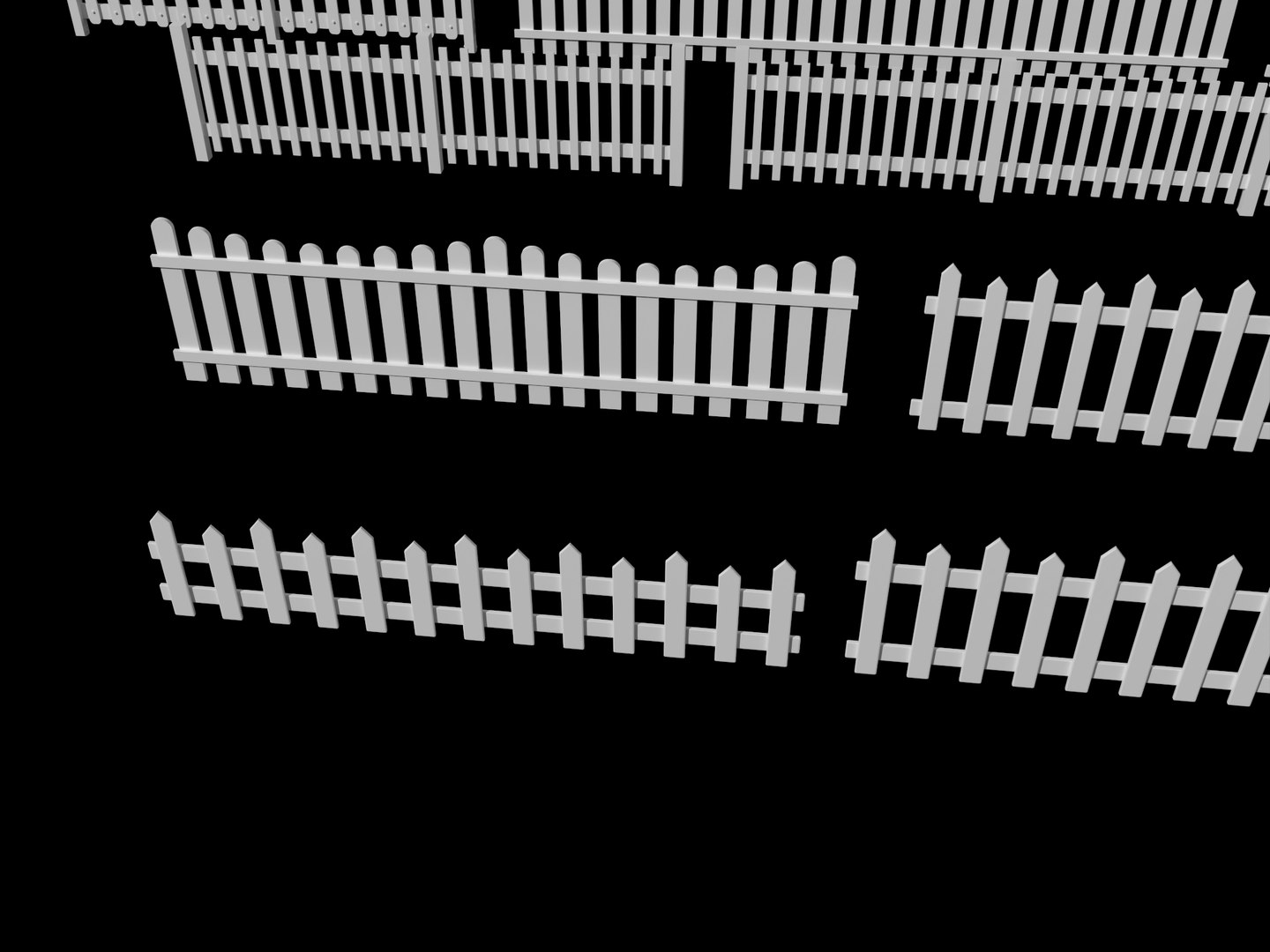 White Picket Fence Collection 3D model https://p.turbosquid.com/ts-thumb/wJ/EUCYLm/tb/fence9/png/1783775261/1920x1080/fit_q87/5909256788fe7d08dbdadc69e376e0be0f339a94/fence9.jpg
