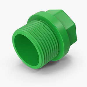 Plastic Pipe Plug 3D