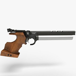 10 air pistol pbr 3D model