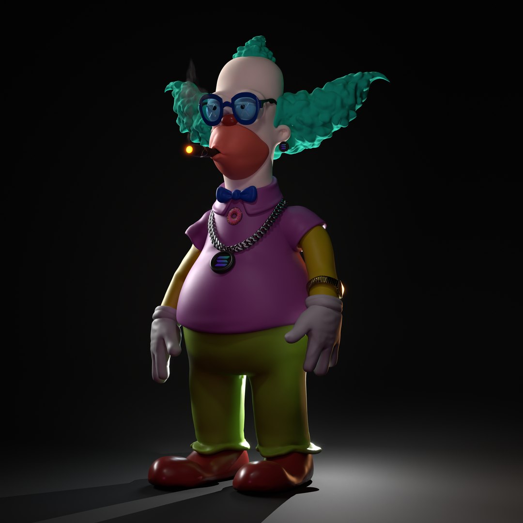3D model Krusty clown sipsons Stylized Cartoon Clown Character 3D Model - Rigged  Textured https://p.turbosquid.com/ts-thumb/wJ/Ms6SjB/4a/glasses3/png/1724183632/1920x1080/fit_q87/45596190235031cc16d43609bd769aed9250694f/glasses3.jpg