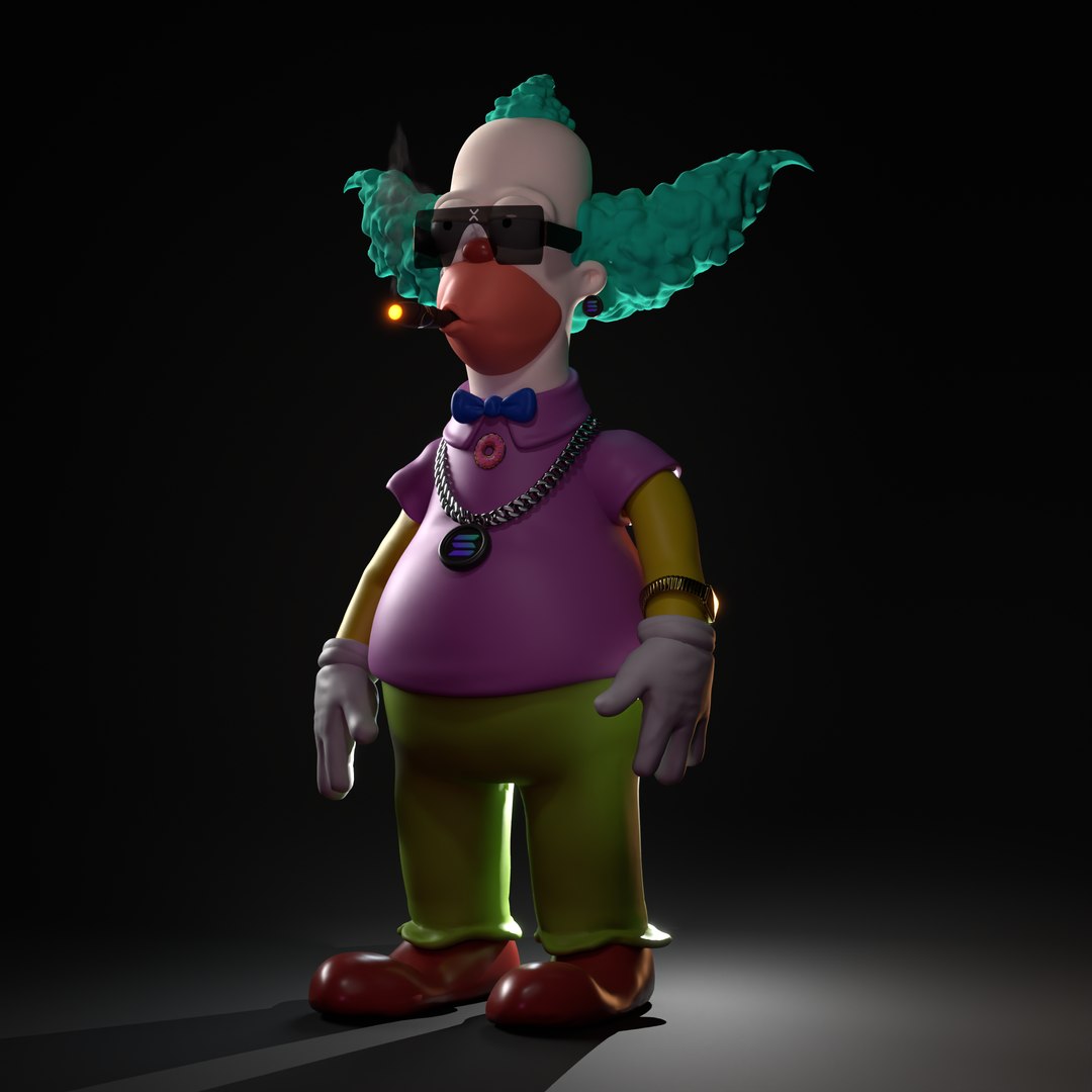 3D model Krusty clown sipsons Stylized Cartoon Clown Character 3D Model - Rigged  Textured https://p.turbosquid.com/ts-thumb/wJ/Ms6SjB/8r/glasses/png/1724183711/1920x1080/fit_q87/a1e06f942f46ddea310caad5798288ea93d574fa/glasses.jpg