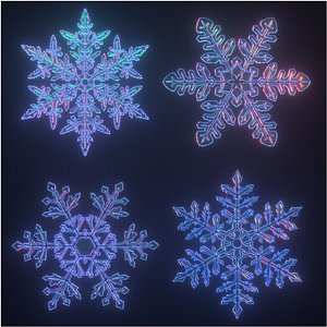 Snowflakes set v2