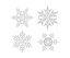 Snowflakes set v2