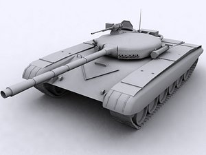 3d t-72 battle tank model