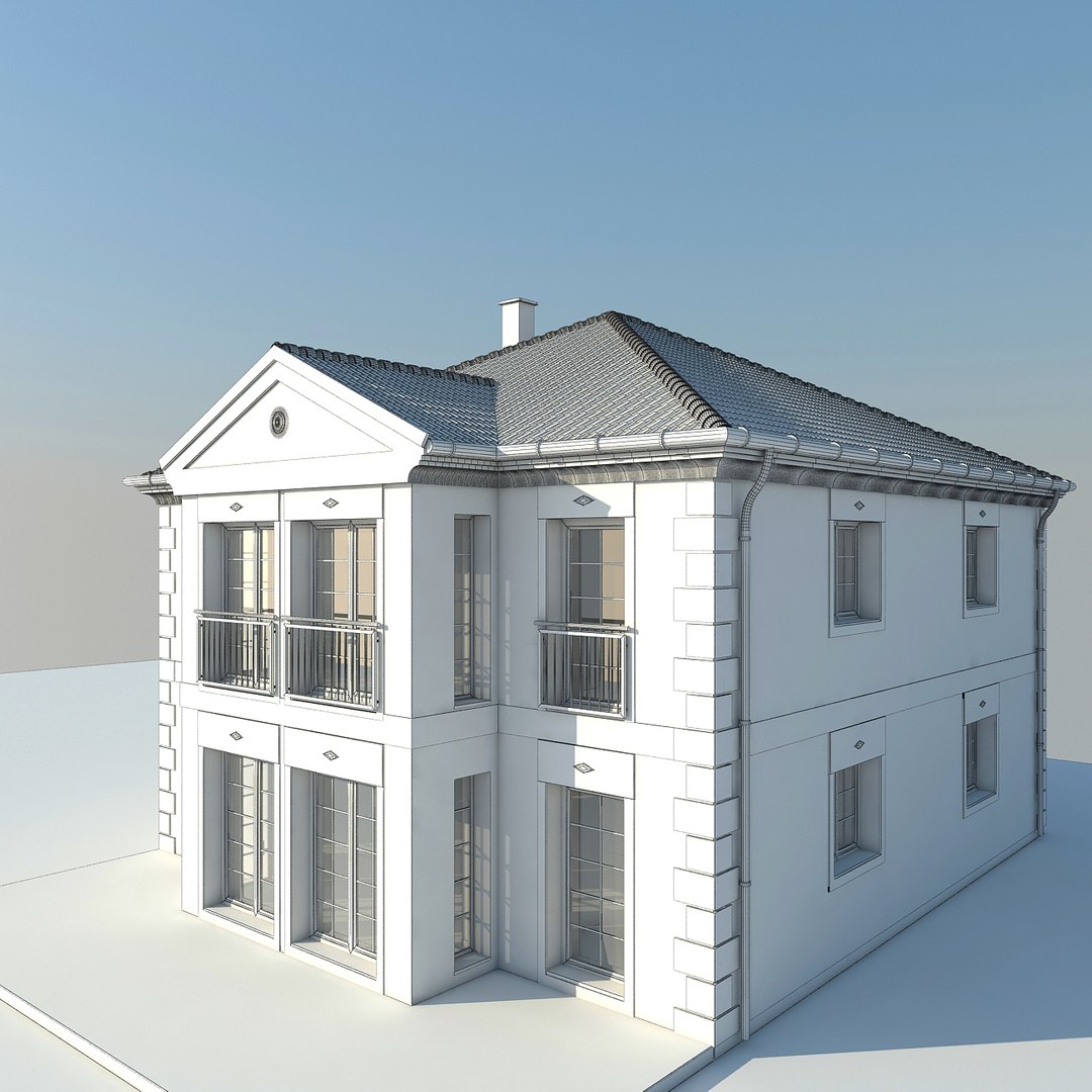 Family House 3d Model