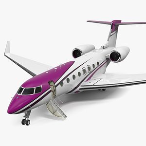 Large Business Jet 3D model