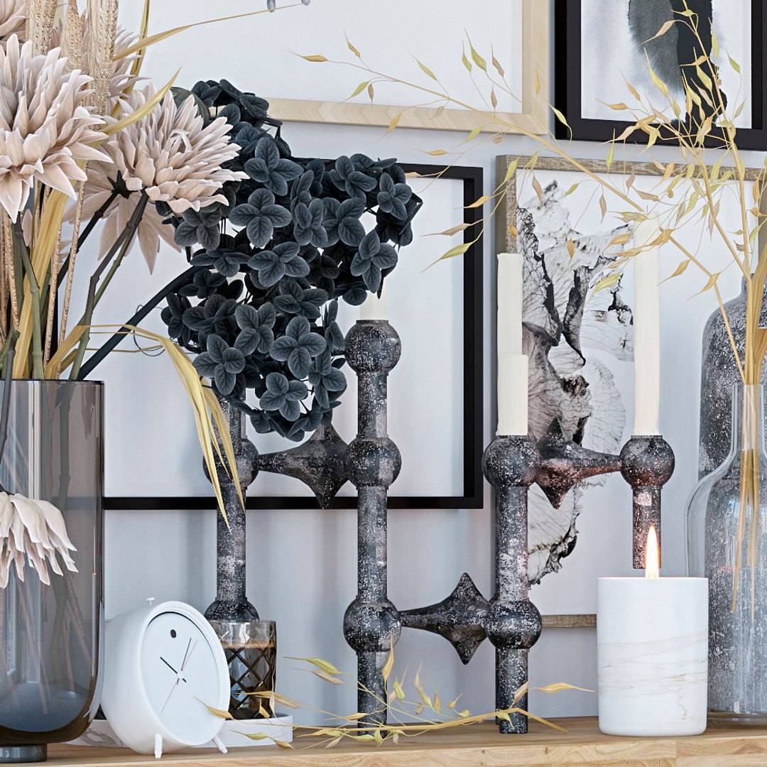 Decorative set with posters model - TurboSquid 1801450