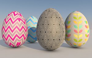 3D easter eggs east