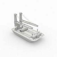 CRANE BARGE