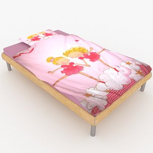 Girl child bed in real life