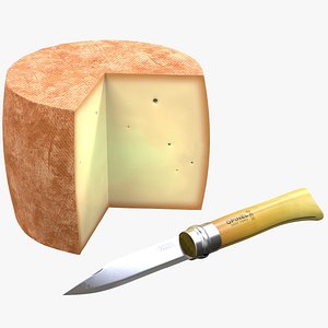 cheese opinel knife 3D