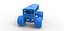 Odlewany autobus szkolny Monster truck w skali od 1 do 25