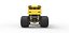 Odlewany autobus szkolny Monster truck w skali od 1 do 25