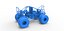 Odlewany autobus szkolny Monster truck w skali od 1 do 25