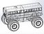 Odlewany autobus szkolny Monster truck w skali od 1 do 25