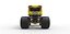 Odlewany autobus szkolny Monster truck w skali od 1 do 25