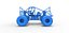 Odlewany autobus szkolny Monster truck w skali od 1 do 25