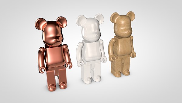 3d bearbrick bear model