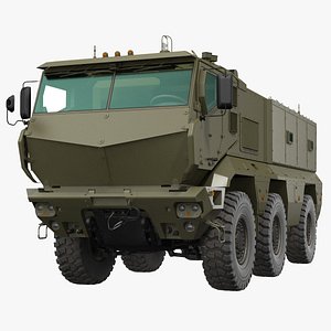 KAMAZ 63968 Typhoon MRAP Simple Interior