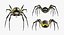 Argiope Aurantia Spider equipado com peles