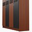 Moderner Kleiderschrank aus Holz