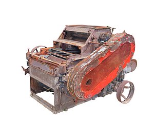 Old factory machine 2 3D model